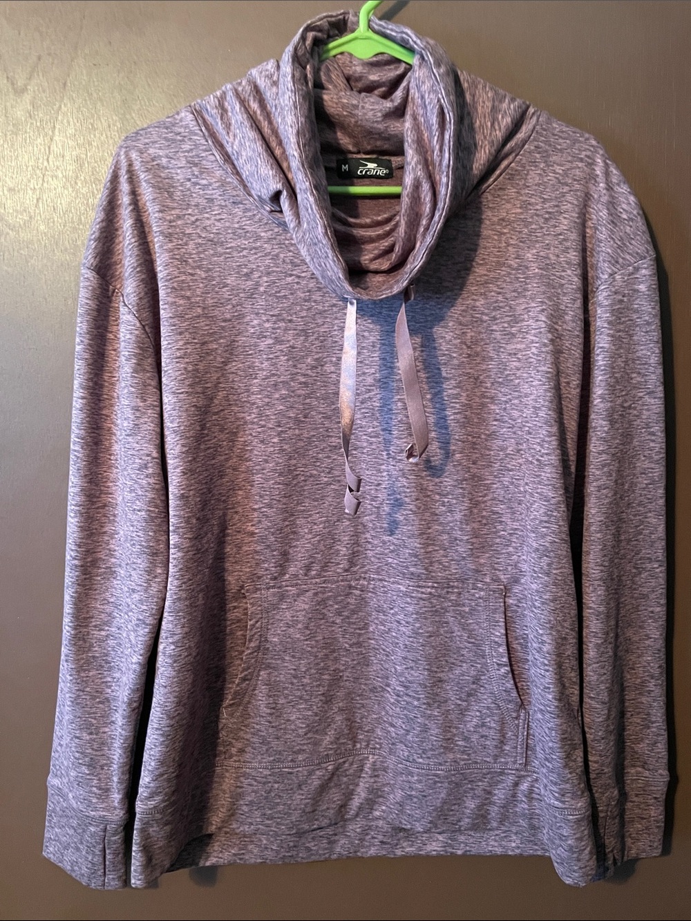 Crane purple Cowl Neck Pullover